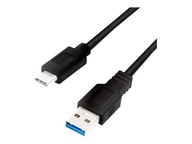 USB-A – typ kábla USB-C 1m 3.2 gen1 5Gbps 3A 15W
