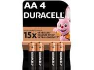 AA batérie LR06 DURACELL (4 ks.)