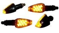 Motocyklové LED smerovky 4 kusy - 12V