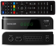 SENCOR SDB524T Dekodér Pozemný TV TUNER DVB-T2 H265 HEVC USB HDMI