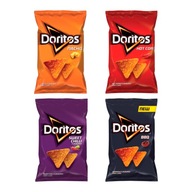 Doritos nachos kukuričné ​​lupienky pikantný BBQ syr RÔZNE PRÍCHUTI 4x 100g