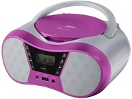 ELTRA CD-LILA2 BT Bluetooth rádio prehrávač Ružový