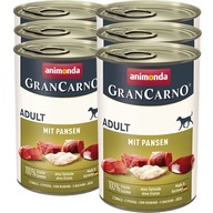 Animonda DOG GranCarno SET pre dospelých 6x400g Rumen