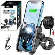 DRŽIAK TELEFÓNU NA MOTORKU RÝCHLA USB NABÍJAČKA QC3.0 MOTOCYKEL + KÁBEL