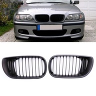 Predná matná čierna ľadvinová mriežka pre BMW E46 3