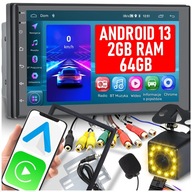 AUTORÁDIO 2 DIN ANDROID AUTO CARPLAY RDS WIFI GPS 2GB/64GB 7