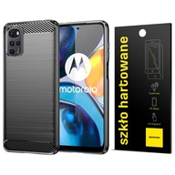 UHLÍKOVÝ KUFRIŇ NA MOTOROLA MOTO G22 + PLNÉ SKLO