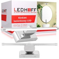 Svietidlo nad zrkadlo LED kúpeľňové nástenné svietidlo 40cm Silver 8W CHROME do kúpeľne