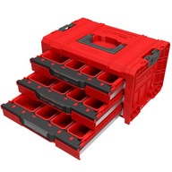 PRO zásuvka 3 Toolbox Expert QBRICK RED