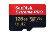 Karta Extreme Pro microSDXC 128GB 200/90 MB/s A2 V