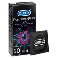 DUREX PERFECT GLISS kondómy 10 ks. hrubšie navlhčené klzké