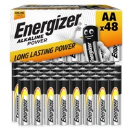 ENERGIZER ALKALICKÝ NAPÁJANIE AA LR6 1,5V BATÉRIE 48KS