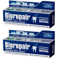 2x BIOREPAIR NOČNÁ ZUBNÁ PASTA NOČNÁ OPRAVA 75ML | BEZ FLUORIDOV