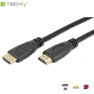 Techly HDMI-HDMI 2.0 M/M Ethernet 3D HDMI kábel