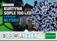 VONKAJŠIE BLESK CICISCLE 100LED, PROFESIONAL HRUBÝ, 4m, možno pripojiť