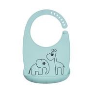 Vyrobené Deer Silicone Bib Blue