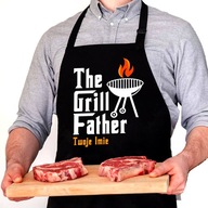 Zástera The GRILL FATHER Your NAME Designs