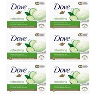 6x DOVE Osviežujúce mydlo 90g SET