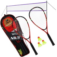 Badmintonová raketa NILS SPEED + set na loptičky + sieť v taške