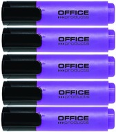 Zvýrazňovač Office Products skosený fialový x 5