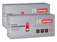 2X ACTIVEJET TONER PRE TN-2421 pre Brother L2712DW L2532DW HL-L3212D 3K STR.