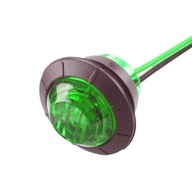 Zelená - 5ks 3/4" 12V LED značkovacie svetlá Hmotnosť