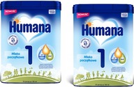 HUMANA 1 HMO dojčenské MLIEKO OD NARODENIA 2x750g