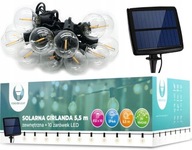 Svietidlo SOLAR GARLAND 5,5 m, 10 žiaroviek