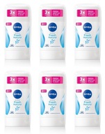 NIVEA Antiperspirant v tyčinke Natural 6x50ml