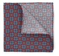 Pánsky červený Lancerto vzor M.662 Pocket Square