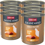 Animonda GranCarno Single Protein 6x800g kuracie