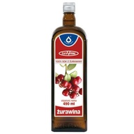 Brusnicová 100% ovocná šťava z brusníc 490 ml