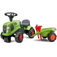 Zelený traktor s prívesom ideálny ako darček
