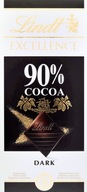 Horká čokoláda 90% Excellence 100g Lindt