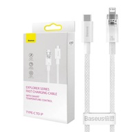 BASEUS ODOLNÝ KÁBEL USB-C PRE BLESK IPHONE 2.4A BRAIDED 1M