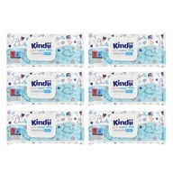 Vlhčené obrúsky Kindii Pure Water 99% Water 6 x 60 ks