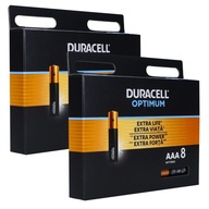 DURACELL OPTIMUM DURALOCK ULTRA POWER LR3 AAA ALKALICKÉ BATÉRIE 16 ks.