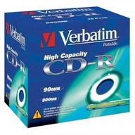 Verbatim CD-R, 43428, vysoká kapacita, 10-balenie, 800 MB, 40x, 90 min., 12 cm, bez