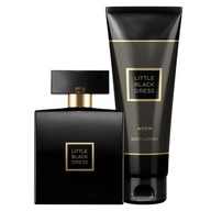 Avon set Little Black Dress parfémovaná voda + telové mlieko pre ženy