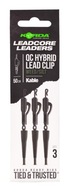 Leadcore Leader Lead Clip Qc Weed Korda sada 3 ks