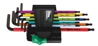 WERA TORX BO L-KEY SET, 9 ks.