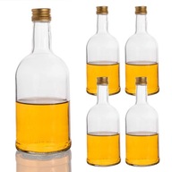 10x MONOPOL FĽAŠE 500 ml NA DOMÁCI LIKÉR RUM WHISKY COGNAC BIMBERS