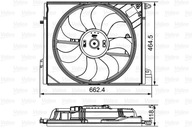 VALEO 696881 Ventilátor chladenia motora