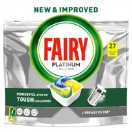 Kapsule do umývačky riadu Fairy Platinum Lemon 27 kusov