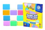 Modelovacia hmota 12 farieb pastel ASTRA