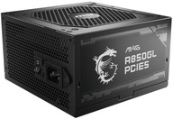 MSI MAG A850GL PCIE5 zdroj 850W 120mm 80plus Gold