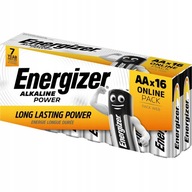 16x ENERGIZER Alkaline Power AA LR6 1,5V alkalická batéria