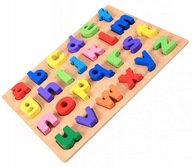 ABC ADDLE DREVENÉ BLOKY ABECEDA TRIEDAČA PUZZLE