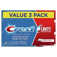 Sada 3 ks pasty Crest Cavity Regular 161 g