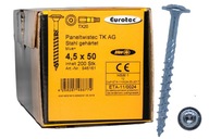 EUROTEC skrutky do dreva 4,5x50 TORX doska